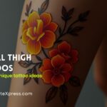 Floral Thigh Tattoos